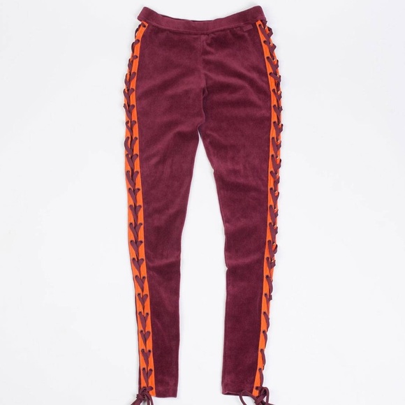 Last one! Fenty Puma Rihanna Velour Lacing Tights - Picture 3 of 6